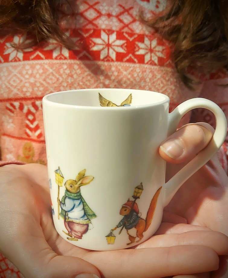 The Christmas Parade ~ Small fine bone china mug