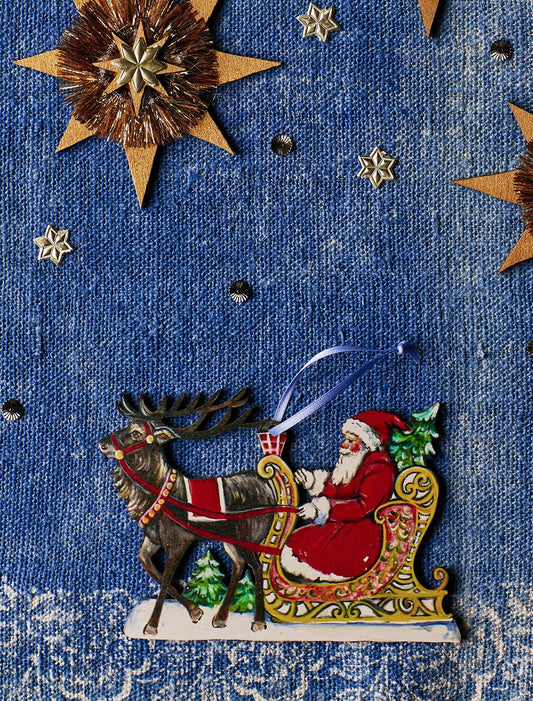 Christmas Eve ~ Hanging Wooden Decoration
