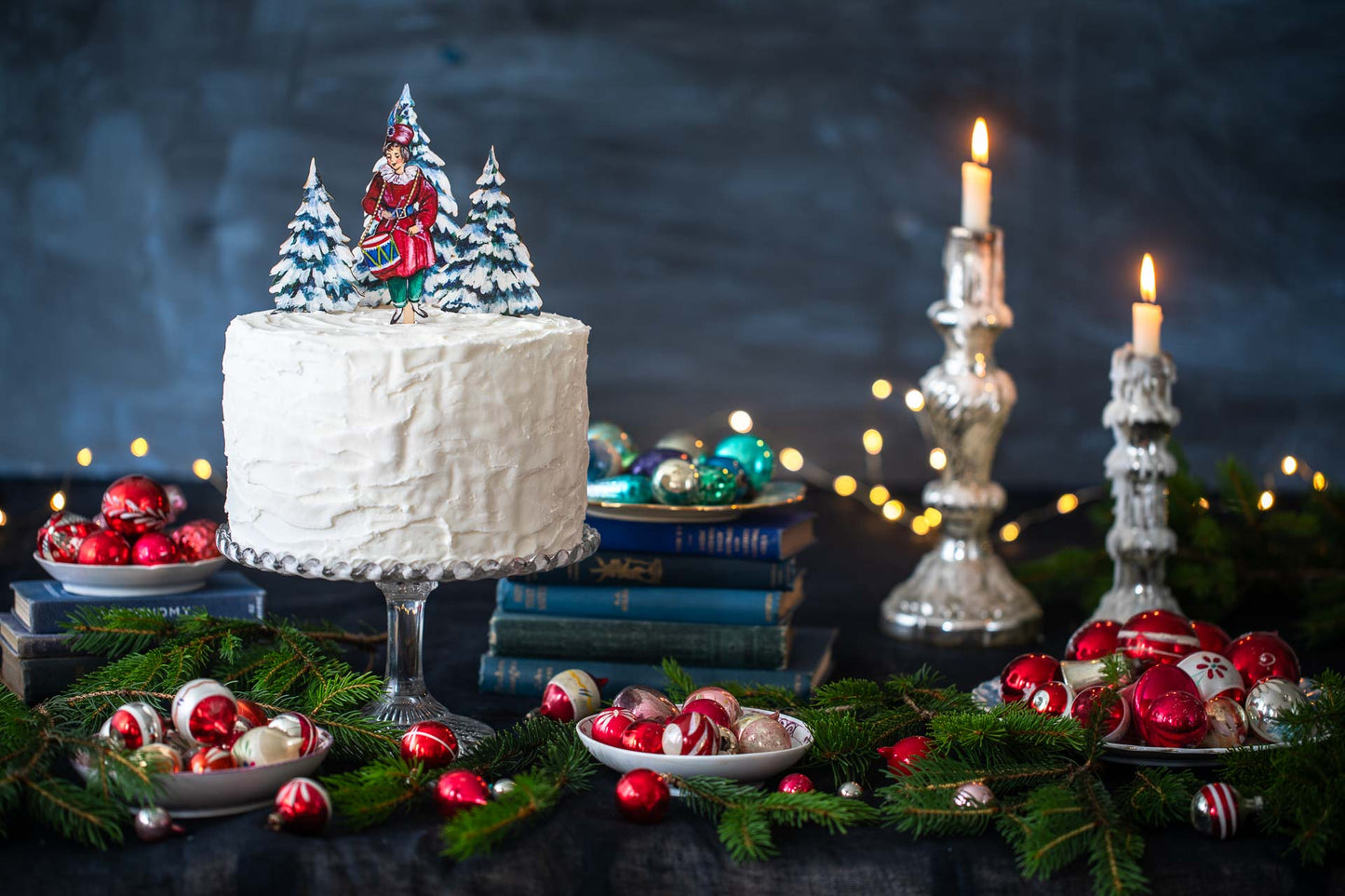 Little Drummer Boy ~ Wooden Christmas Cake Topper