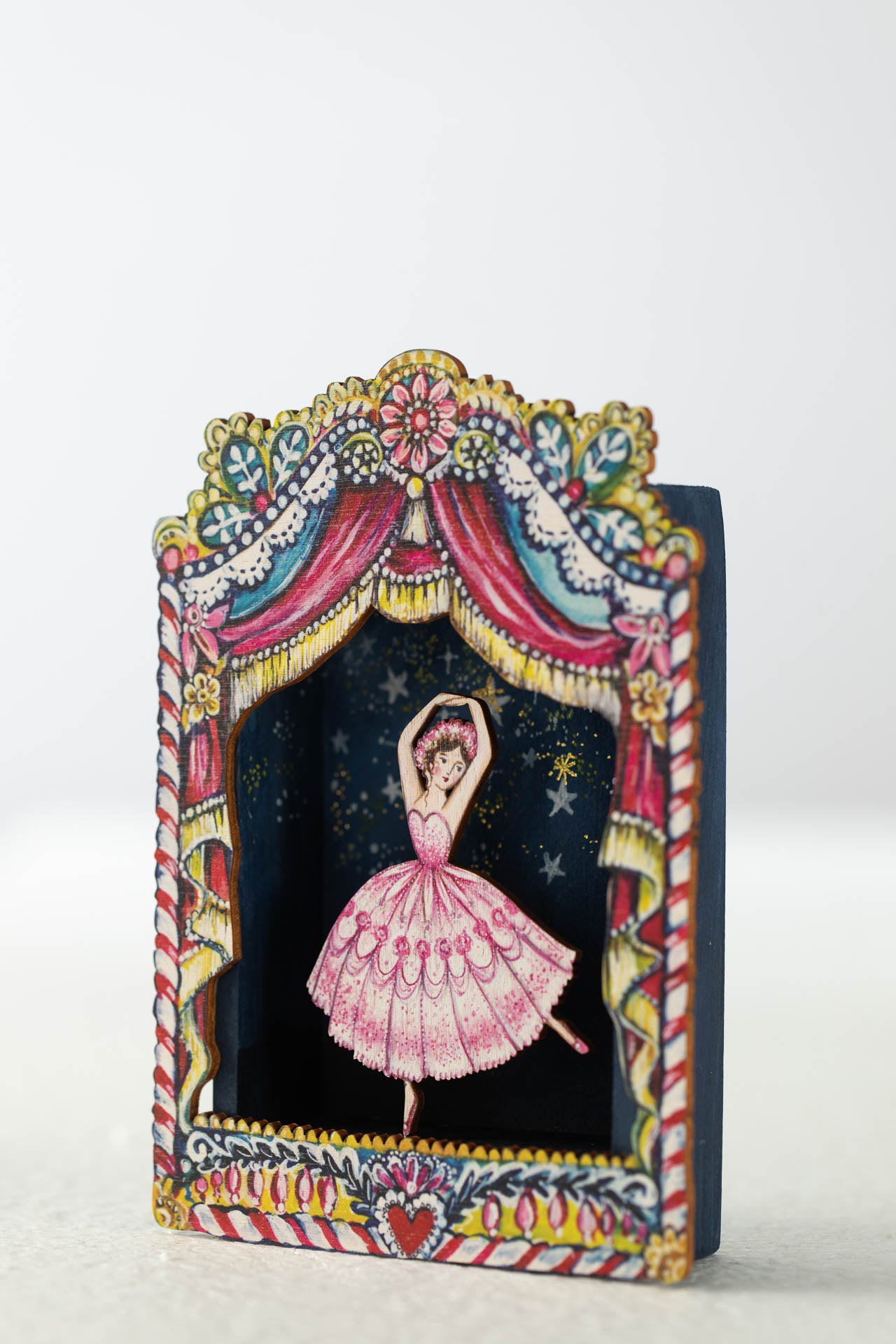 The Little Nutcracker Theatre ~ Standing Wooden Decoration