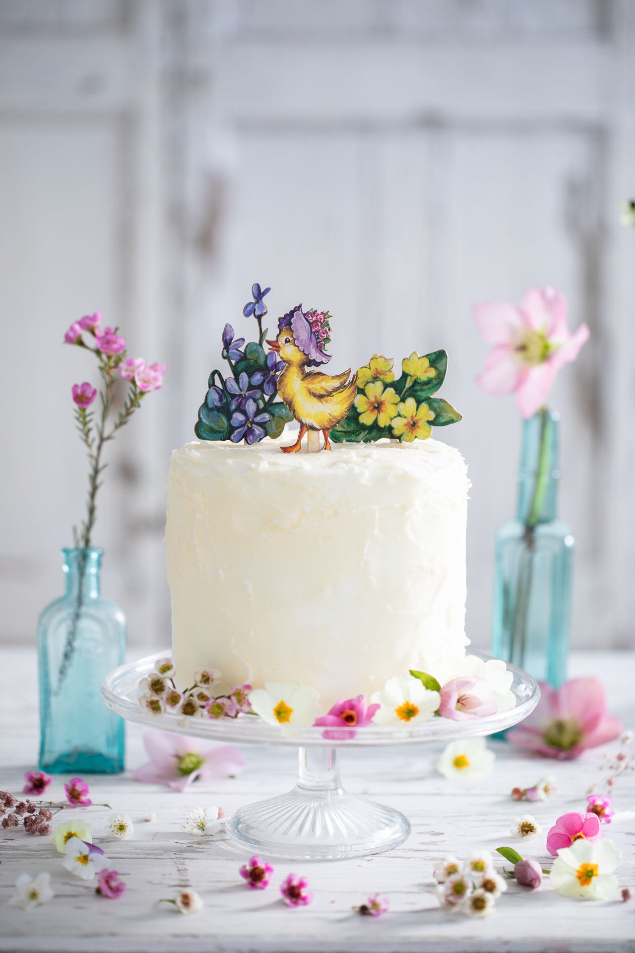 Easter Chick ~ Wooden Cake Topper