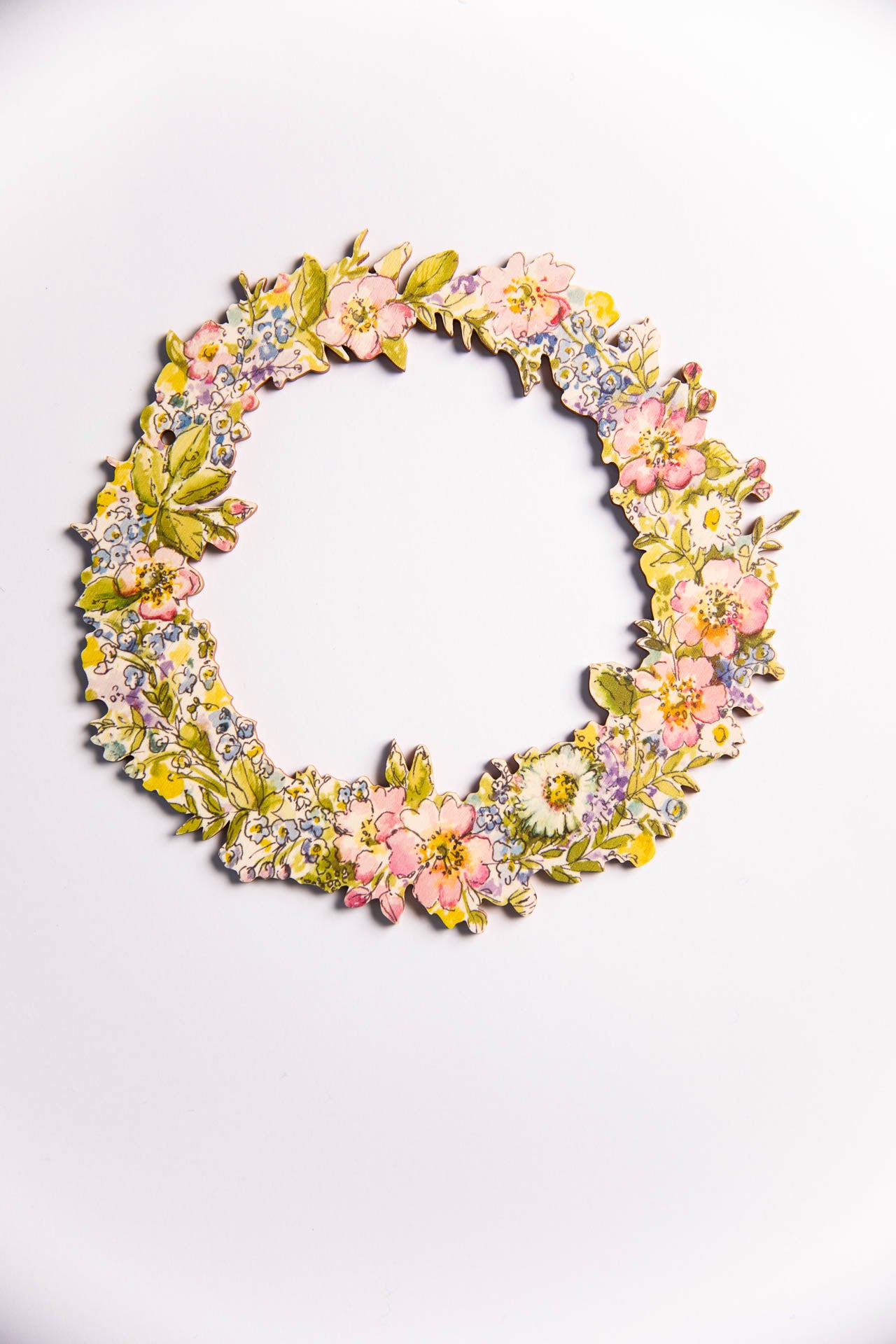 Flowers of the Meadow ~ Hanging Wooden Garland