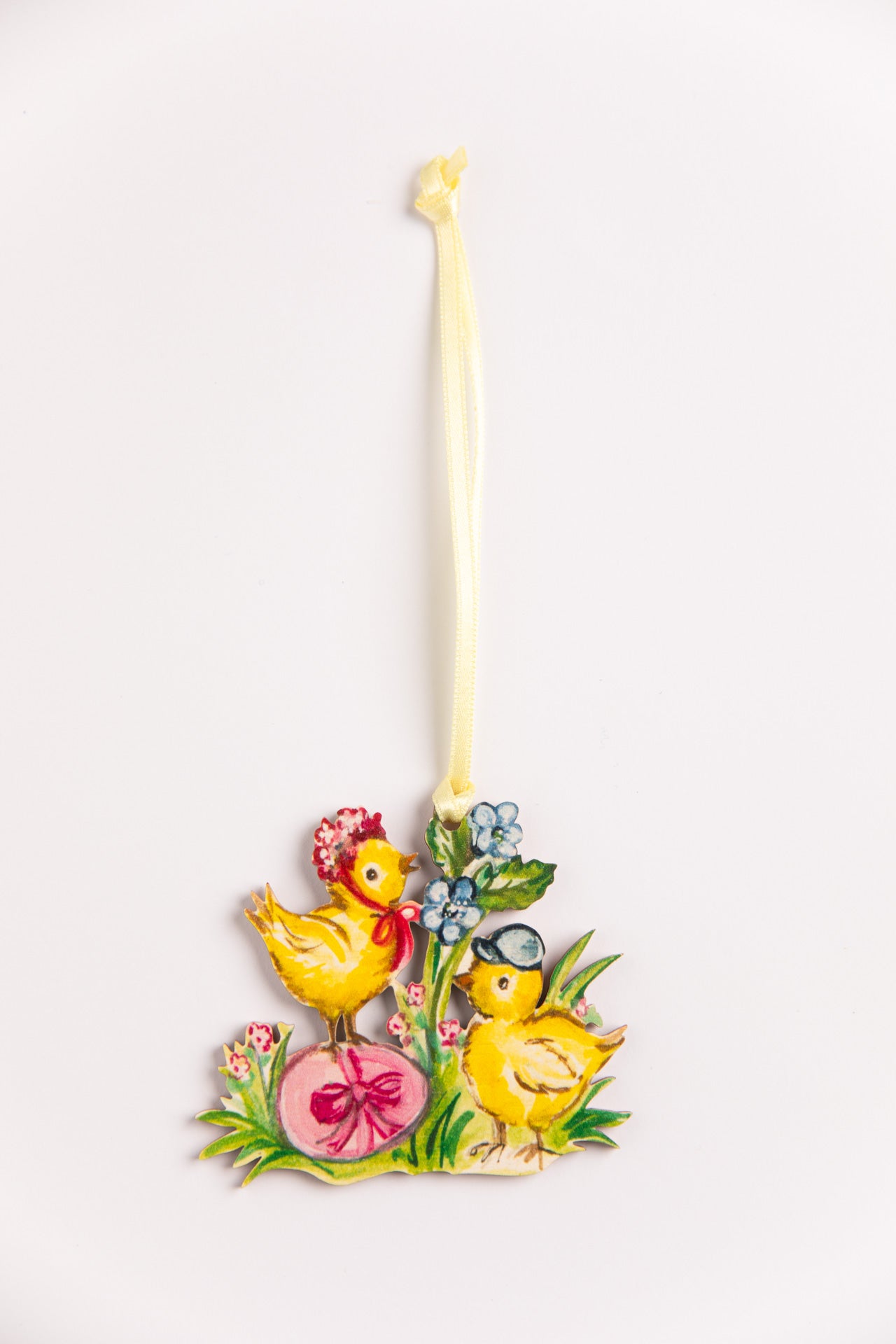 Easter Chicks ~ Hanging Wooden Decoration