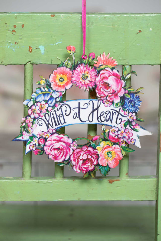 Wild At Heart ~ Wooden Hanging Garland