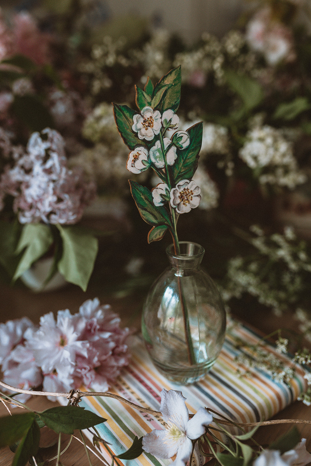 Blossom - Single Wooden Flower