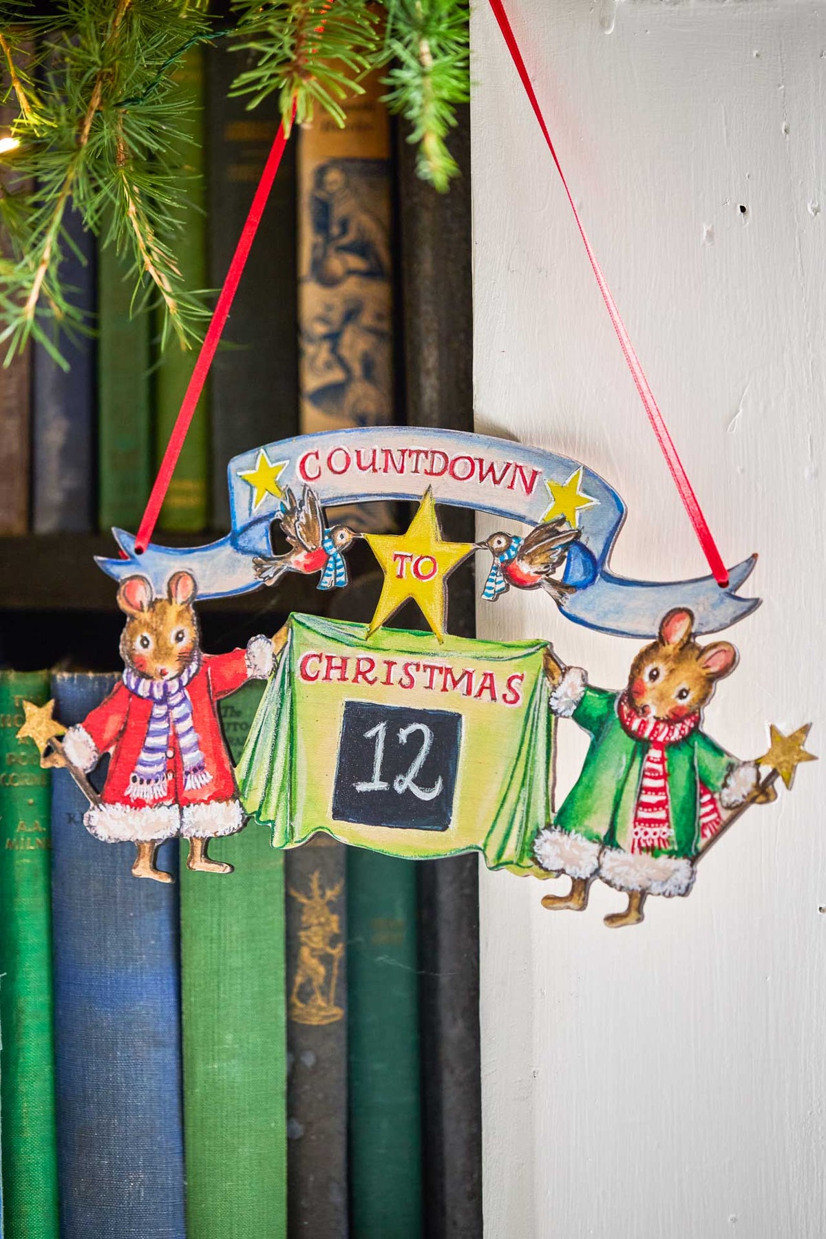 Countdown To Christmas ~ Wooden Hanging Advent