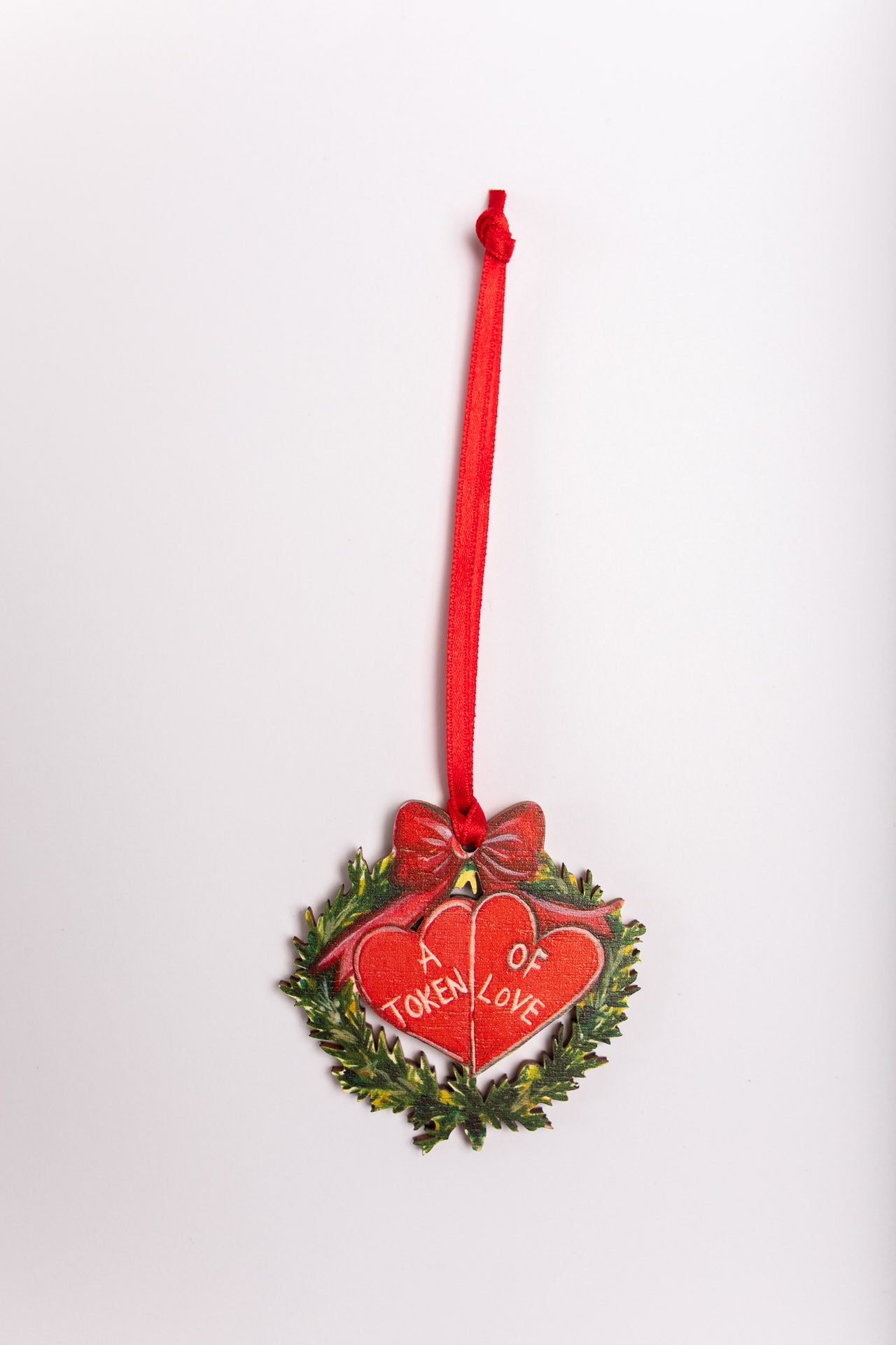 A Token Of Love ~ Hanging Wooden Decoration