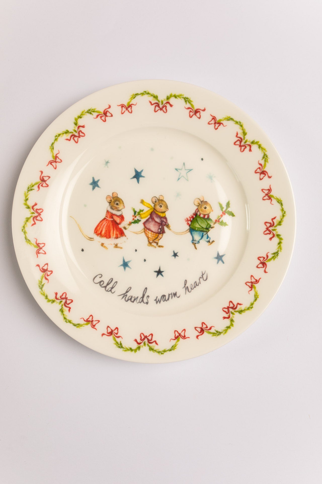 Cold Hands Warm Heart ~ Bone China Small Plate