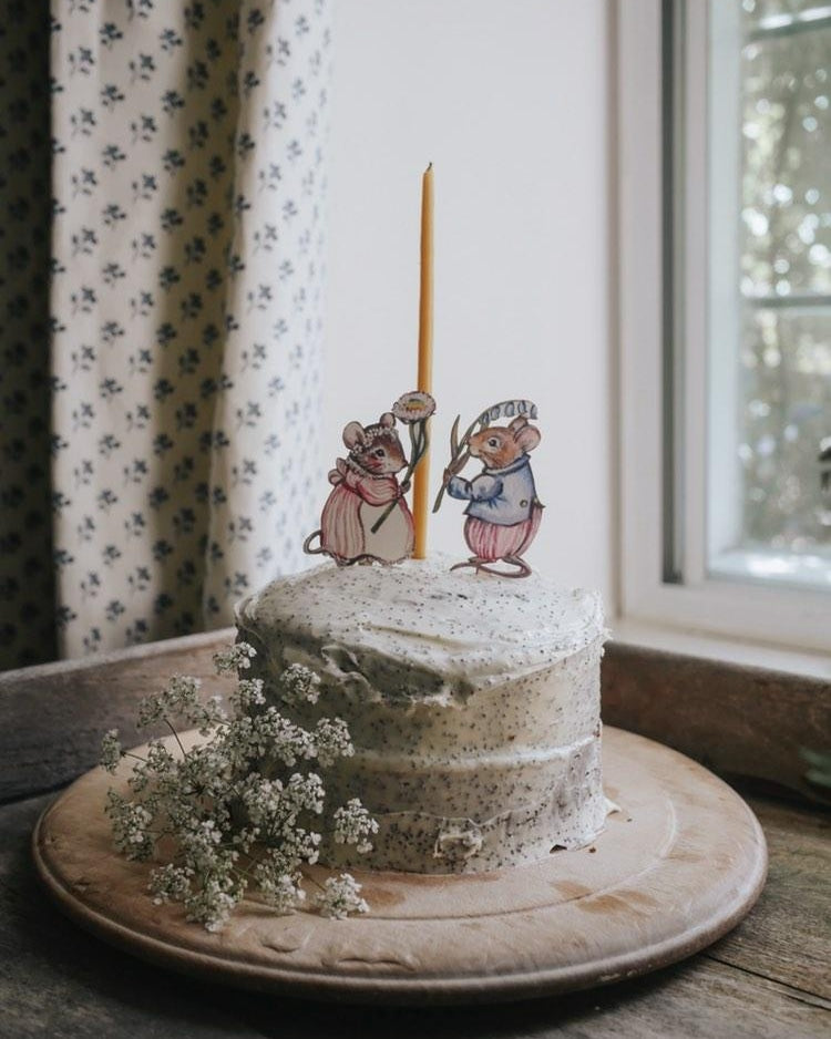 Mr & Mrs Tibbles - Wooden Cake Topper