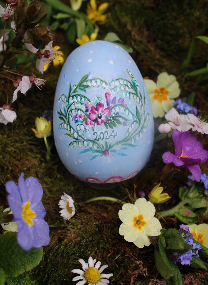 Personalised Hand Painted Heirloom Egg