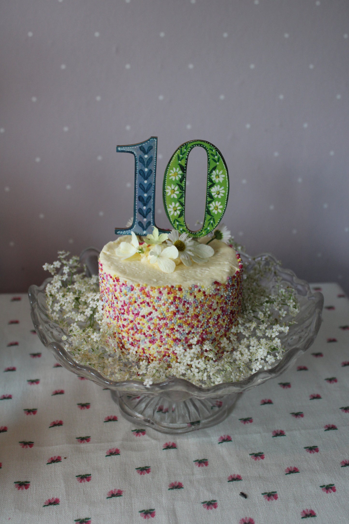 Number 0 - Wooden Cake Topper