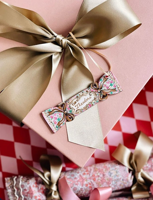 Christmas Cracker ~ Amy Swann X Happy Crackers Collaboration ~ Hanging Wooden Decoration