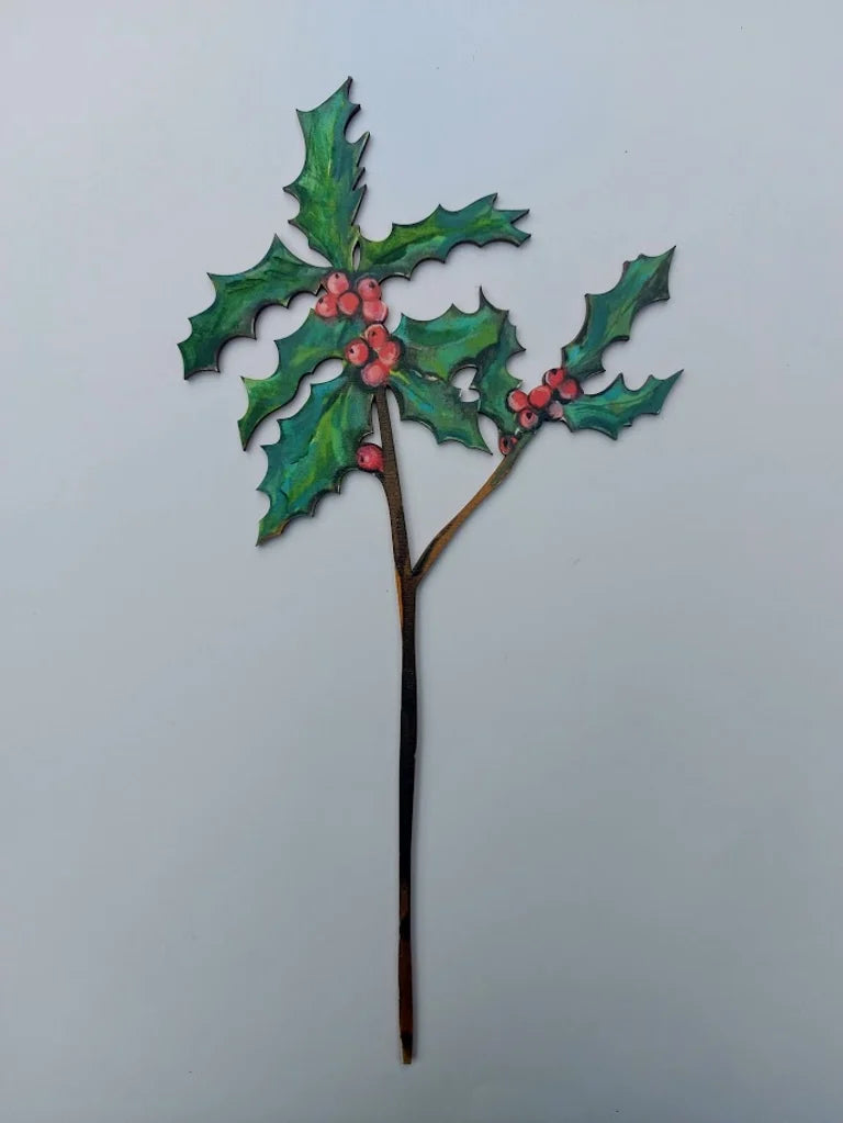 Wooden Holly Stem