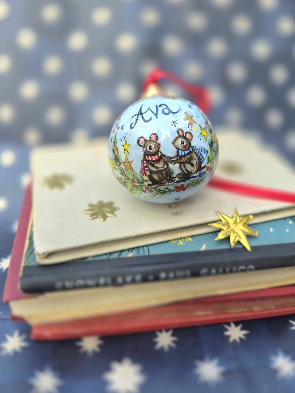 Personalised , Limited Edition Hand Painted Bauble ~2026