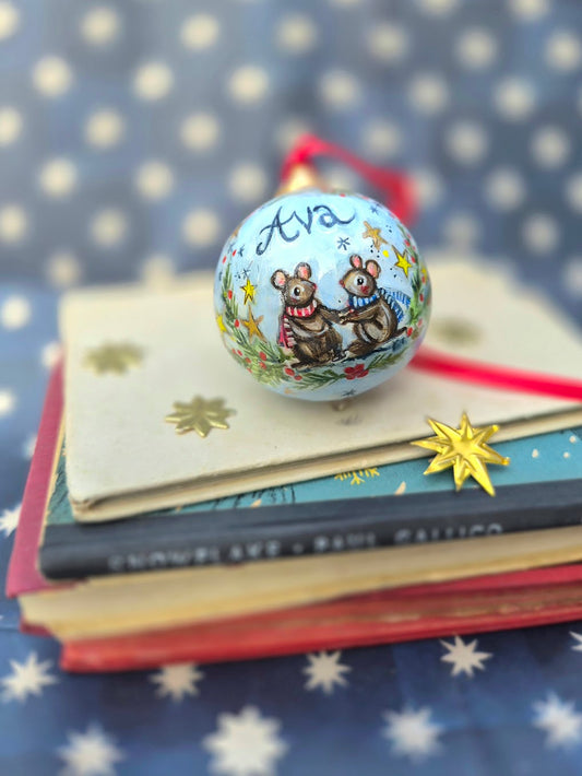 Personalised , Limited Edition Hand Painted Bauble ~2026