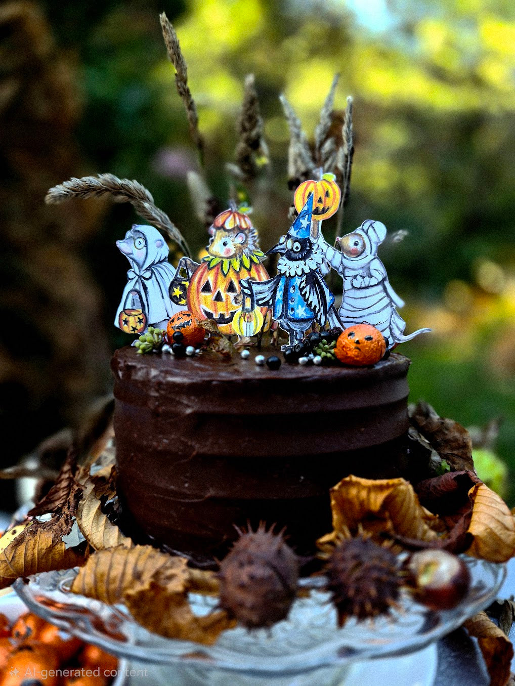 Bert the Bat Mouse ~ Wooden Cake Topper