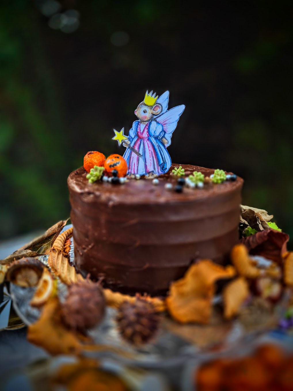 Fairy Mouse ~ Wooden Cake Topper