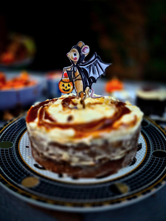 Bert the Bat Mouse ~ Wooden Cake Topper