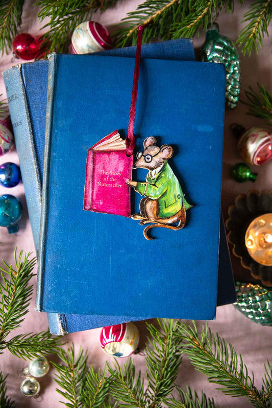 The Nutcracker Storybook ~ Hanging Wooden Decoration