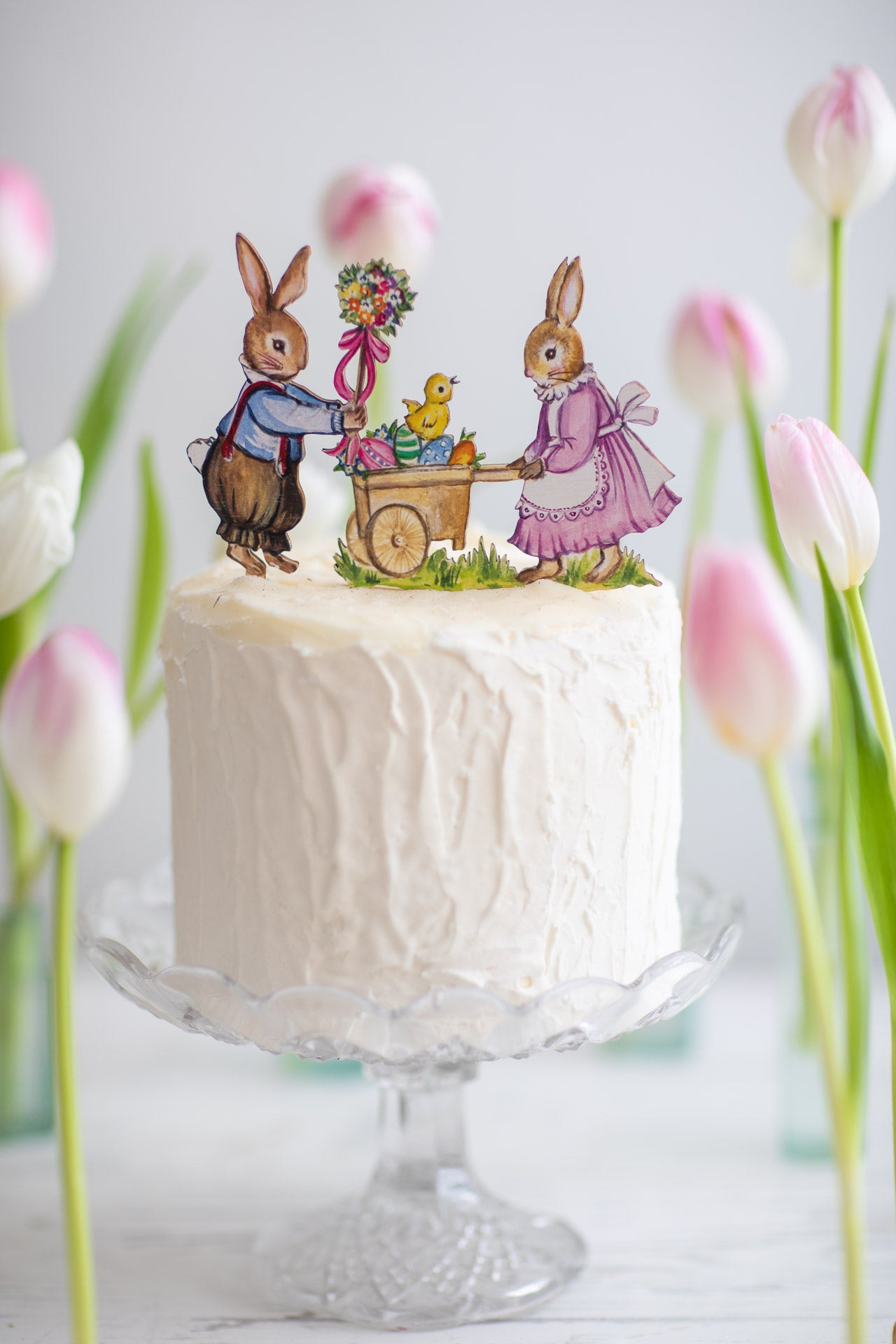 Preparing For Easter ~ Easter Cake Topper Set ~ Fortnum & Mason X Amy Swann