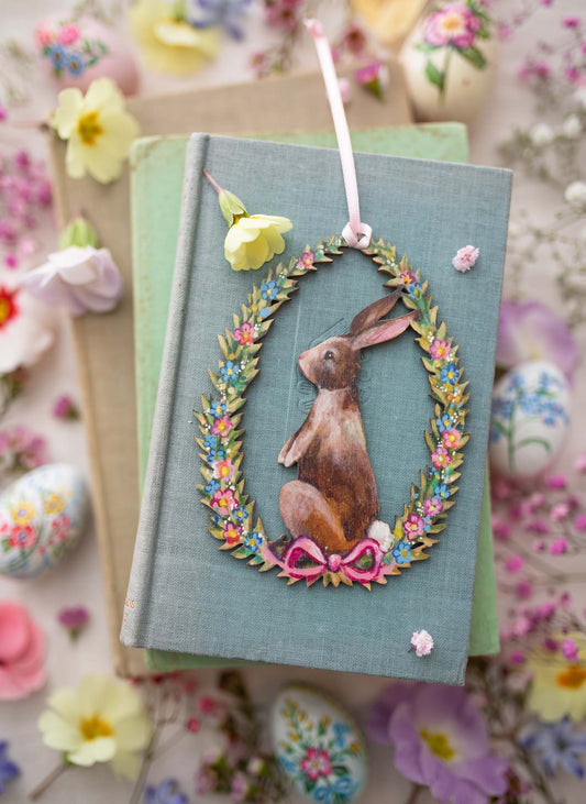 Bunny in Flower Garland ~ Fortnum & Mason X Amy Swann