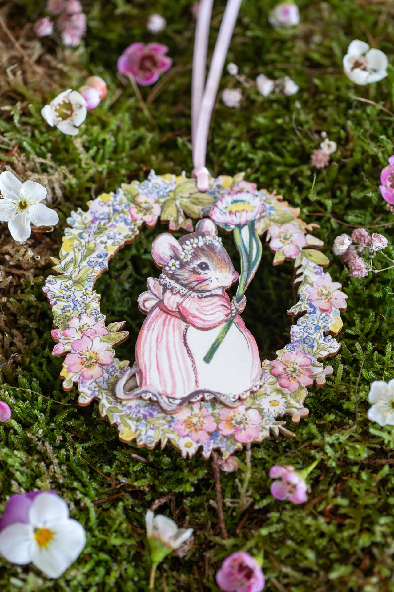Amy R Tibble Mrs Tibbles ~ Wooden Hanging Heirloom Decoration – Amy Swann
