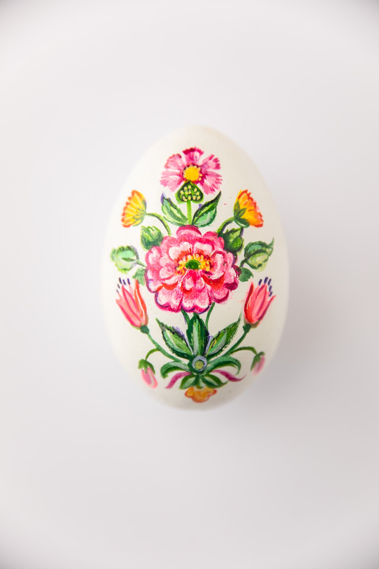 Delilah ~ Hand Painted Wooden Egg