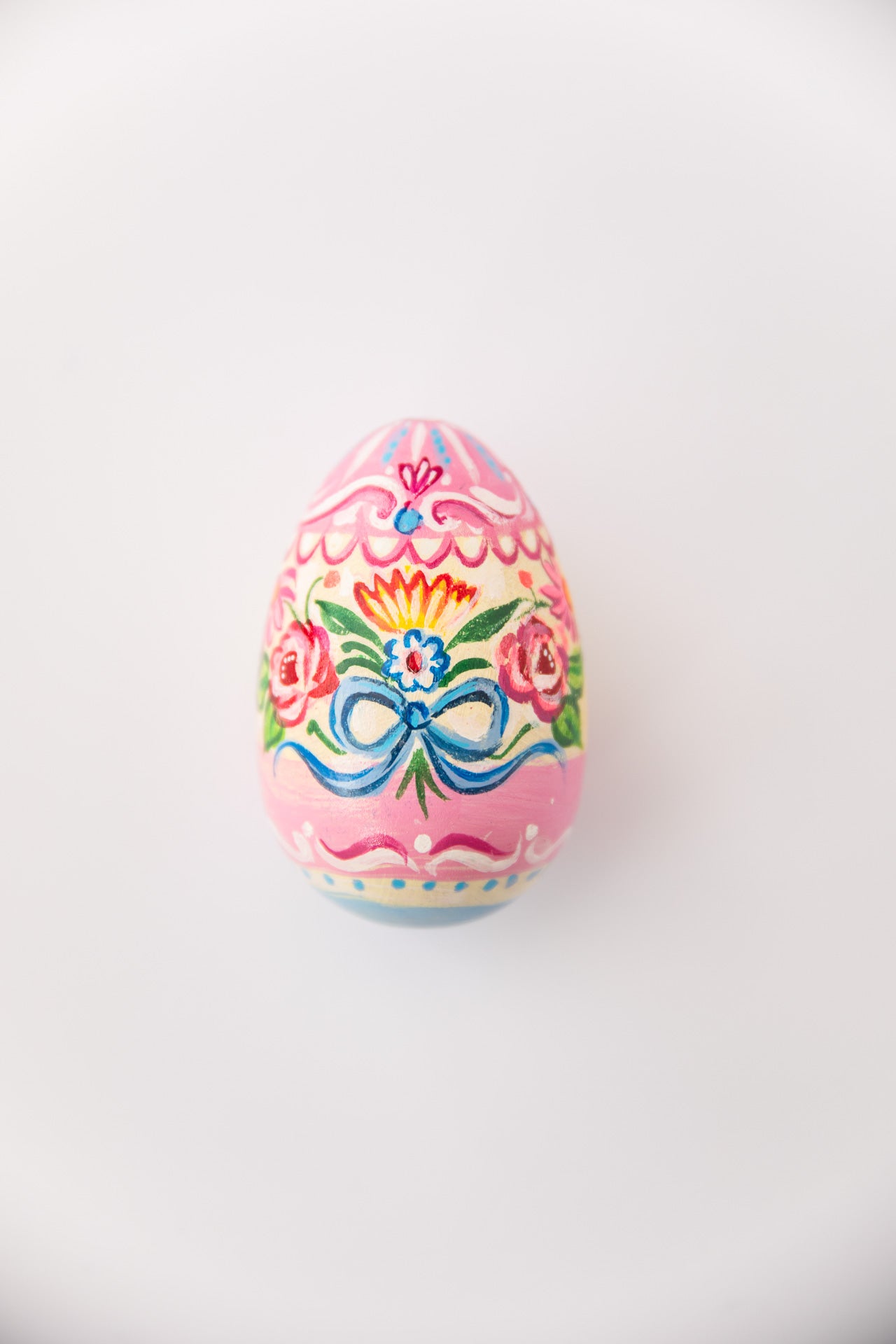 Gretel ~ Hand Painted Wooden Egg