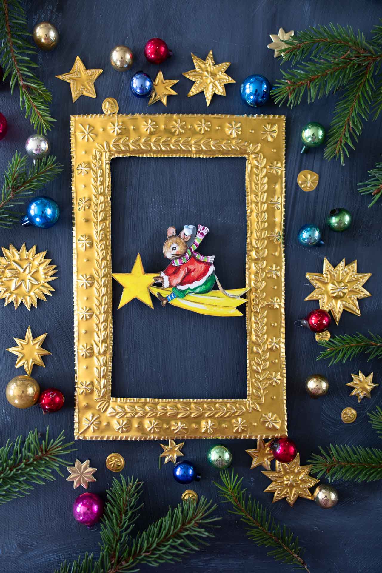 Wish on a Star ~ Hanging Wooden Decoration