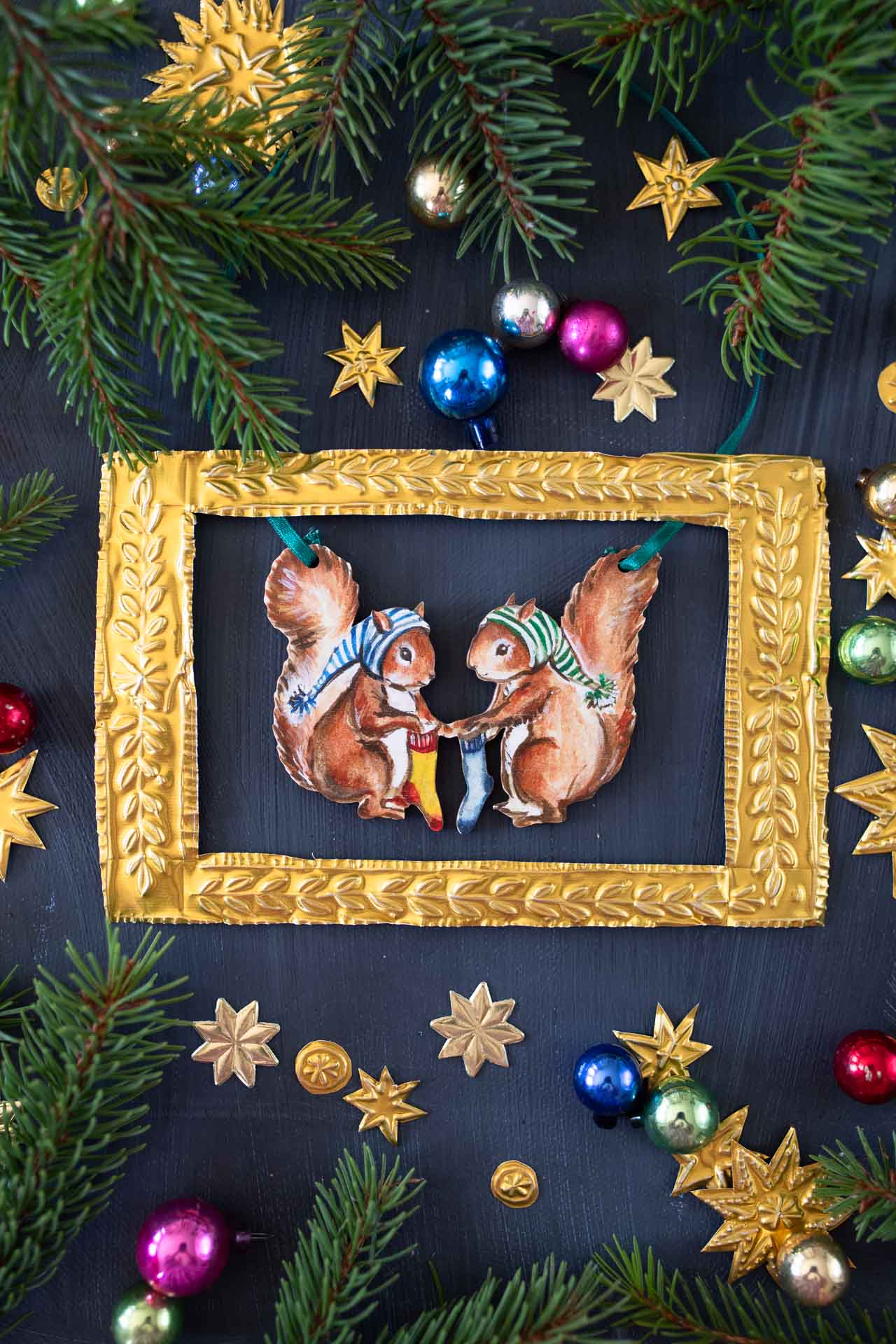 One More Sleep ~ Hanging Wooden Decoartion