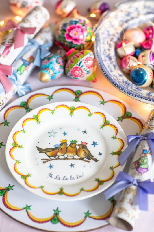 Fa la la la la ~ Bone China Small Plate