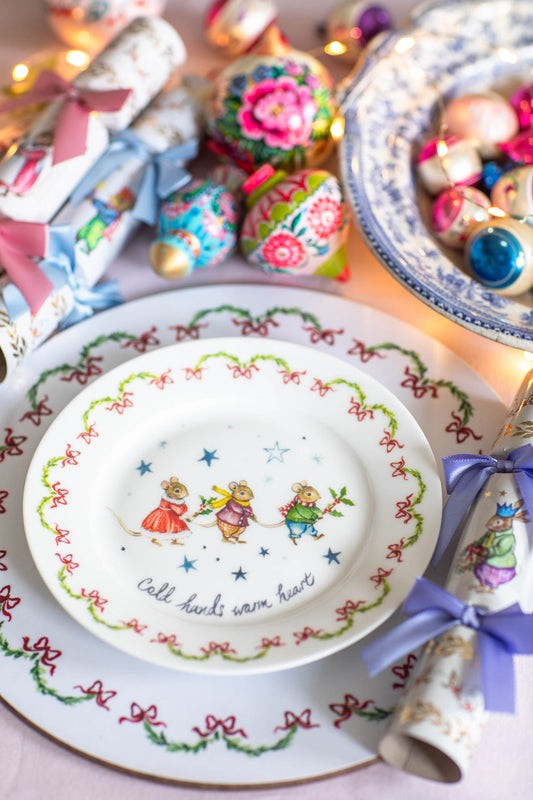 Cold Hands Warm Heart ~ Bone China Small Plate
