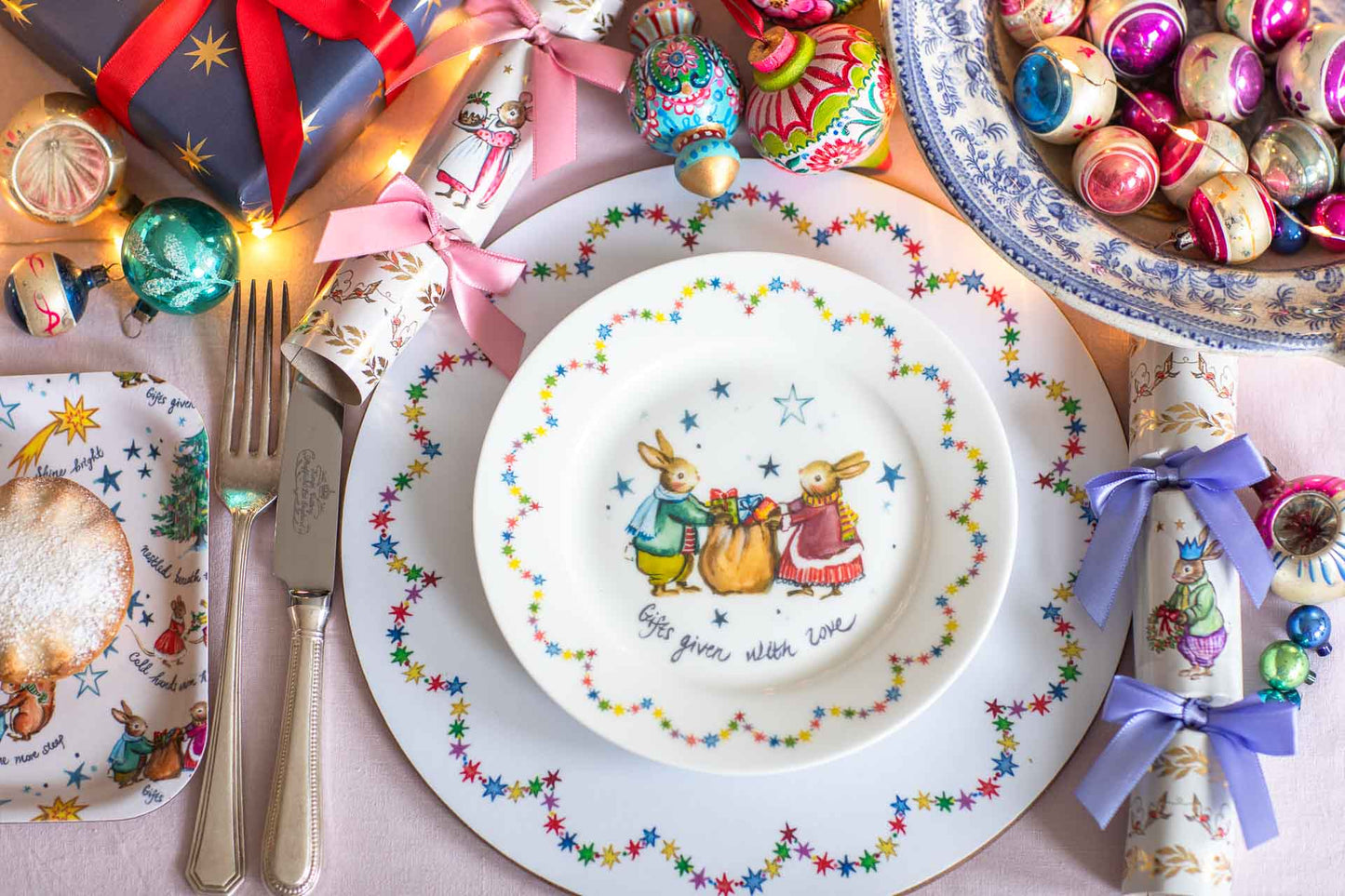 Gifts given with love ~ Bone china small plate