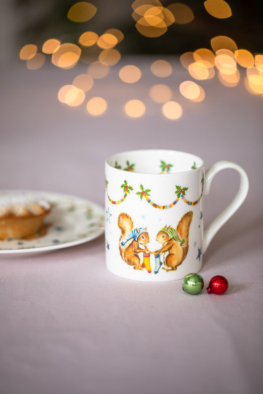 One more sleep ~ Christmas Bone China Mug