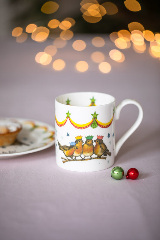 Fa la la la la ~ Christmas Bone China Mug