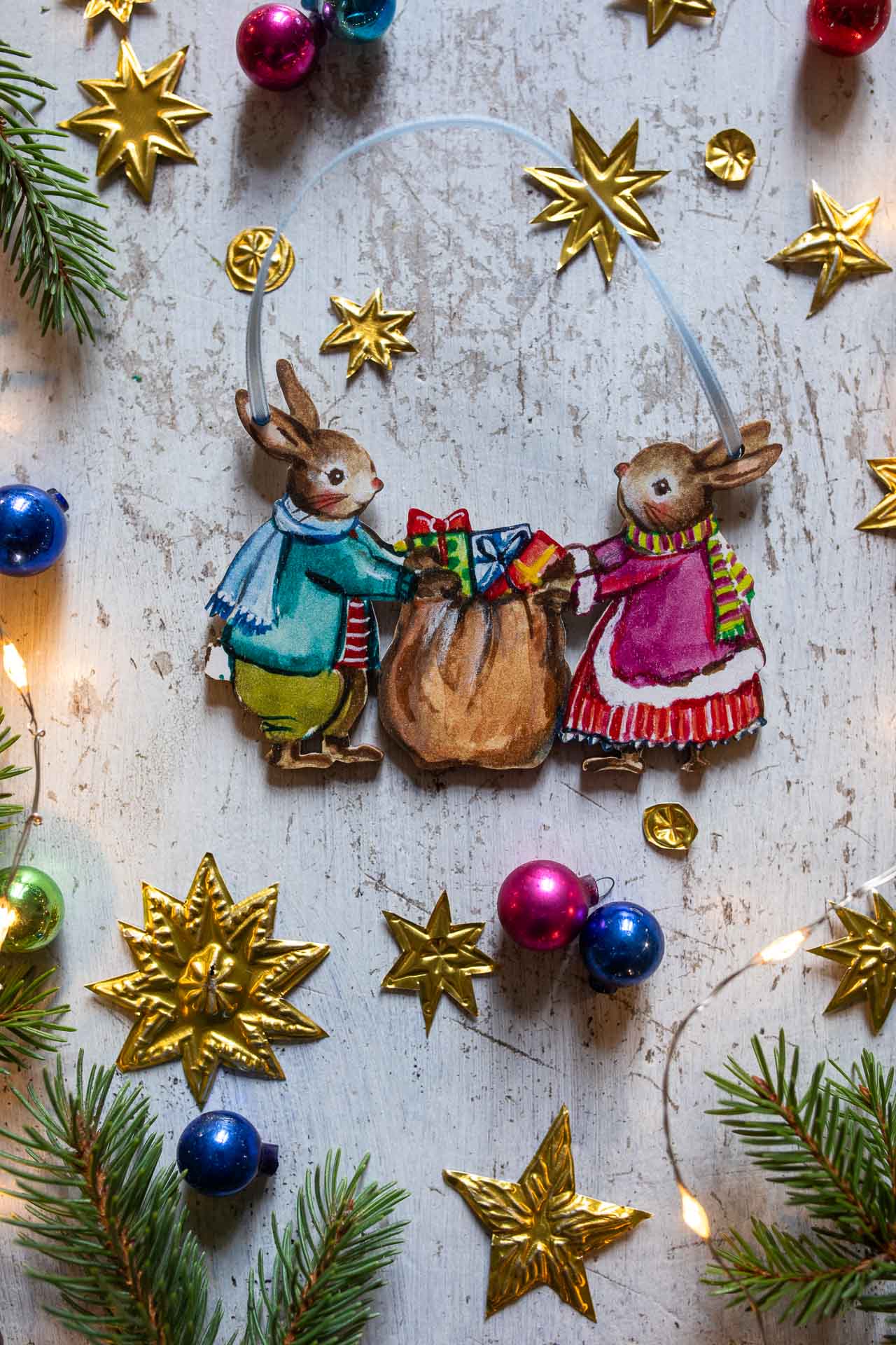 Gifts Given With Love ~ Hanging Wooden Decoration