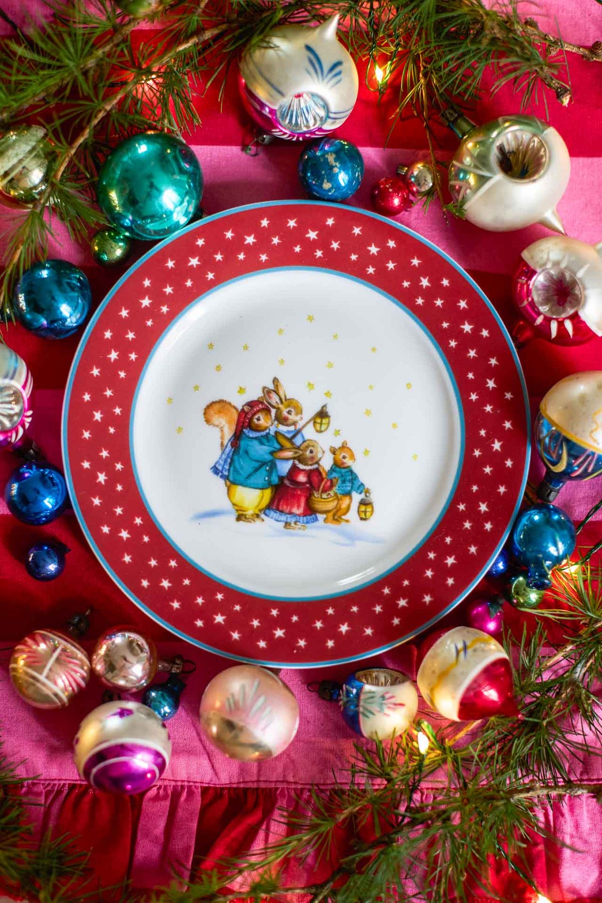 A Magical Winter Night ~ Bone China Plate