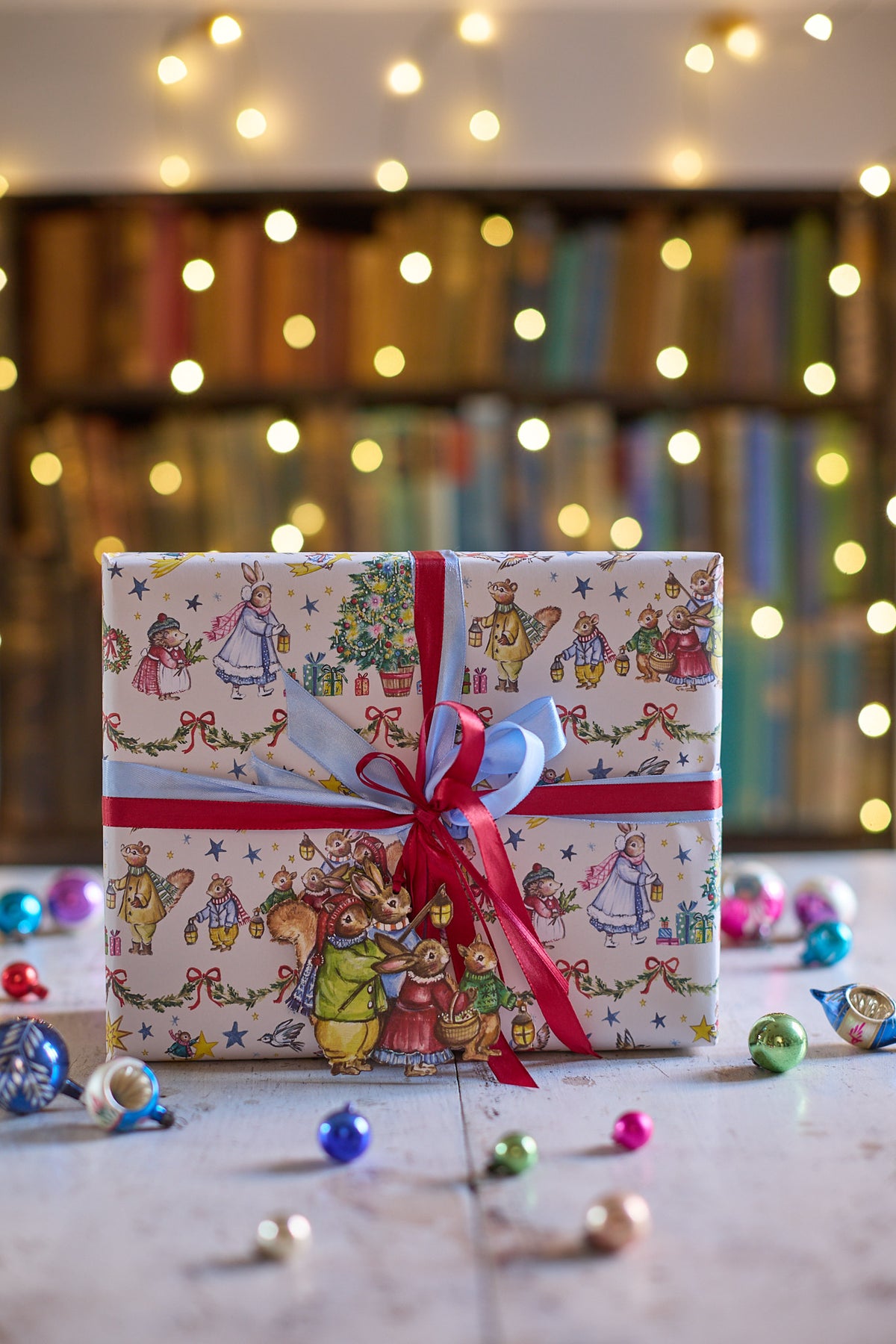 Six Sheets of Amy Swann Christmas Wrapping Paper