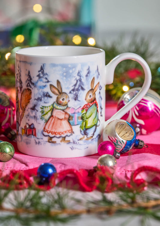 Amy Swann X Fortnum & Mason~ 'Winter Tales' ~ Bone China Mug