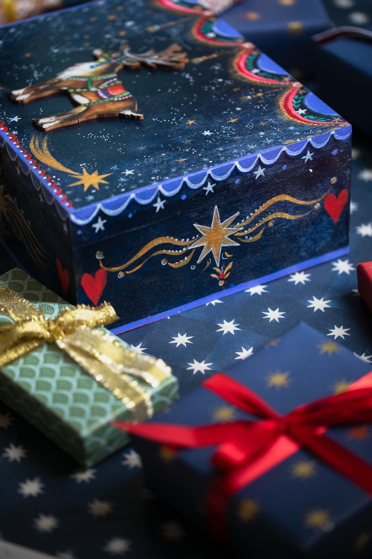 The Enchanted Box ~ Hand Painted Wooden Box