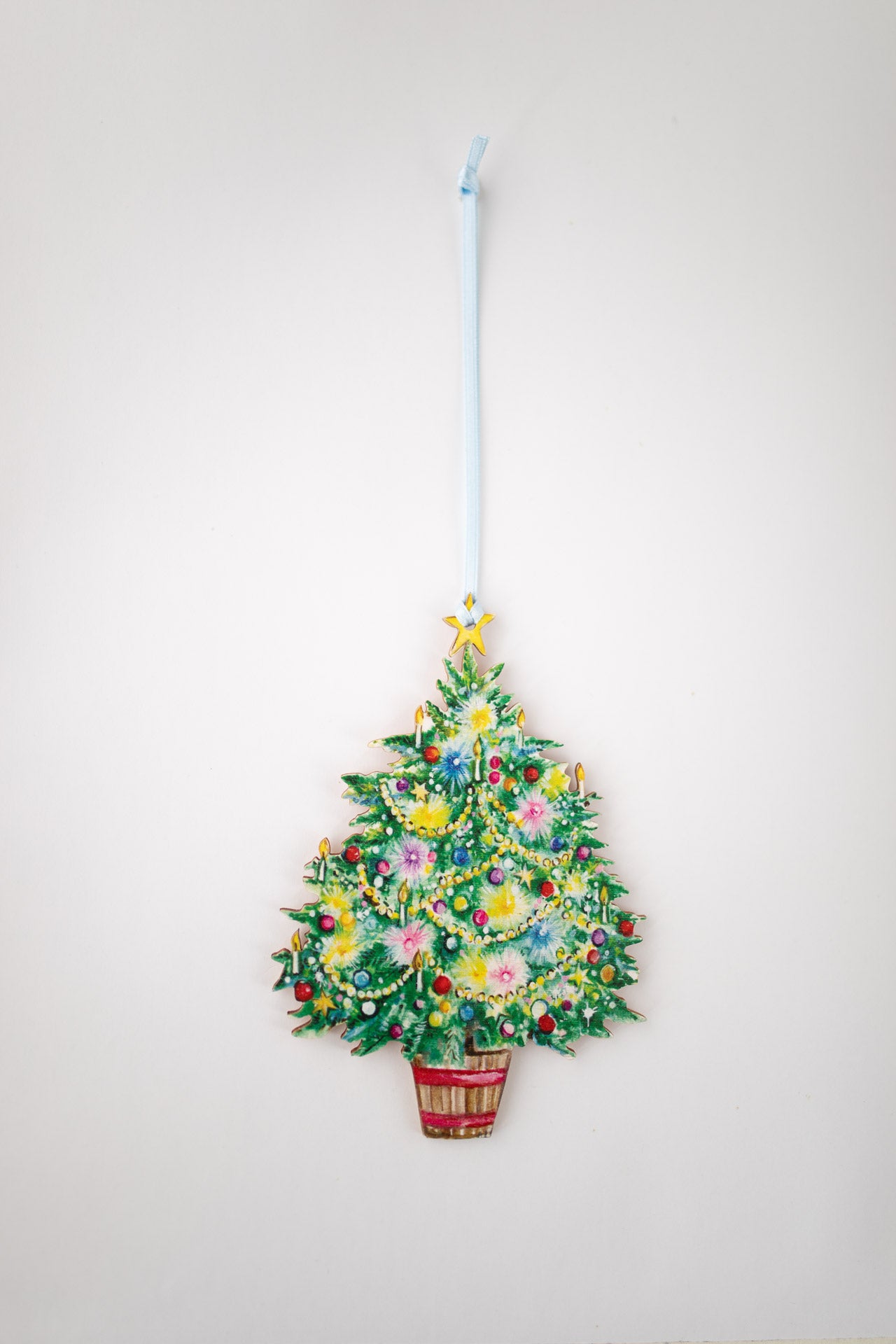 The Perfect Christmas Tree ~ Fortnum & Mason X Amy Swann ~ Hanging Wooden Decoration