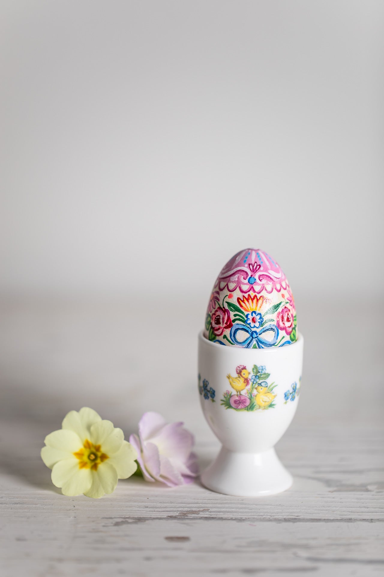 Gretel ~ Hand Painted Wooden Egg