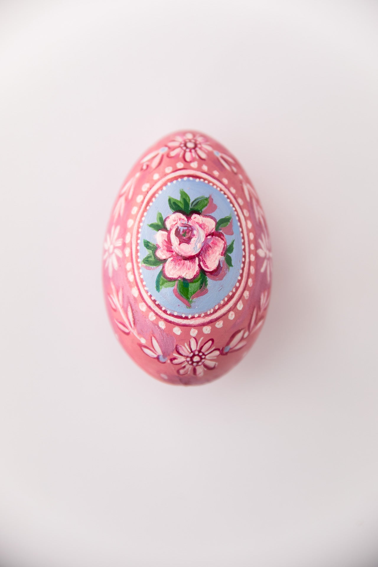 Aurora ~ Hand Painted Wooden Egg