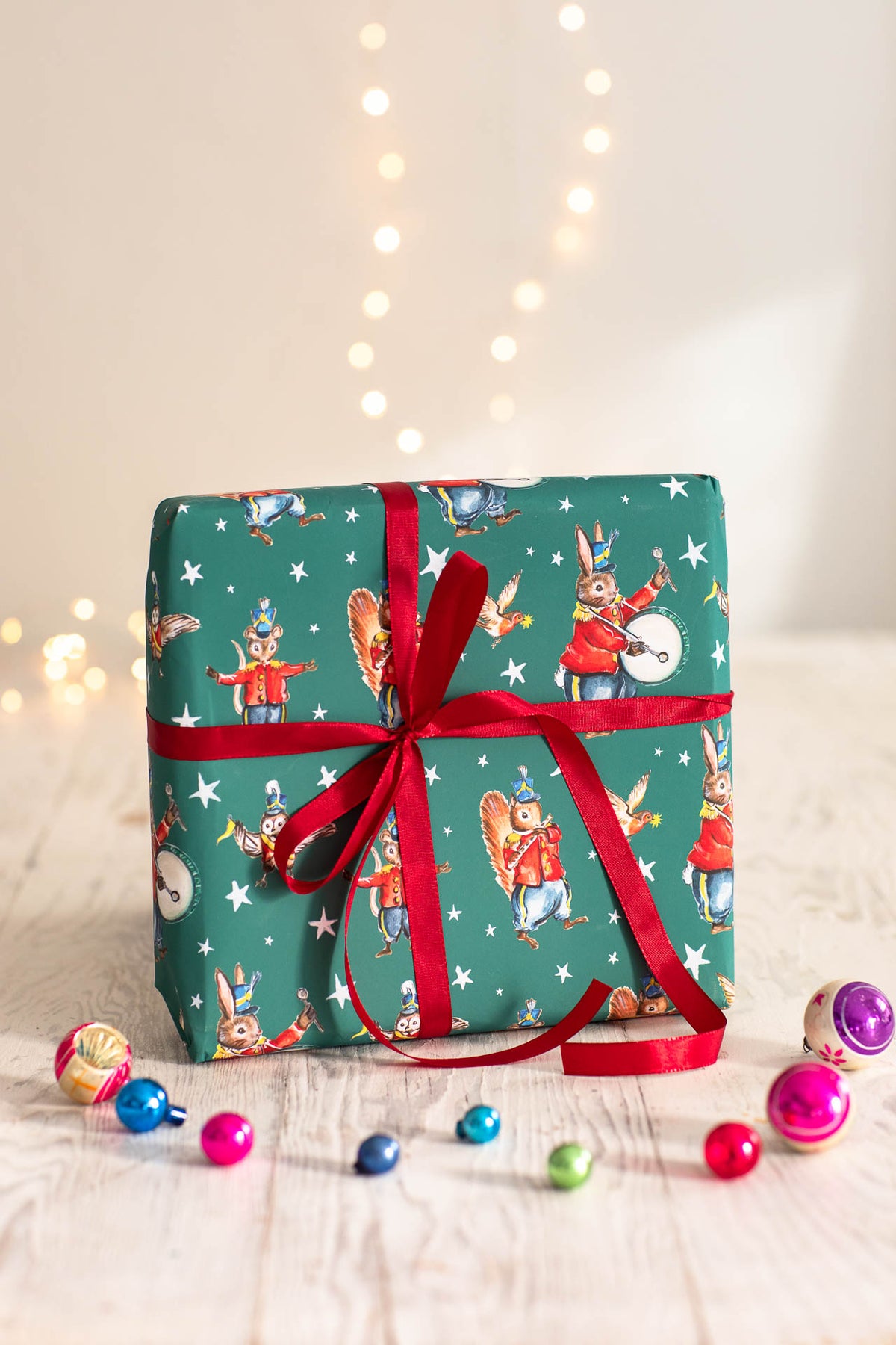 Six Sheets of Amy Swann Christmas Wrapping Paper
