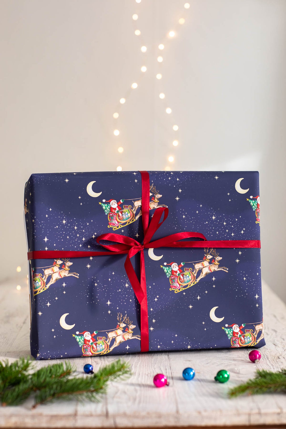 Six Sheets of Amy Swann Christmas Wrapping Paper