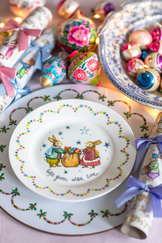 Gifts given with love ~ Bone china small plate