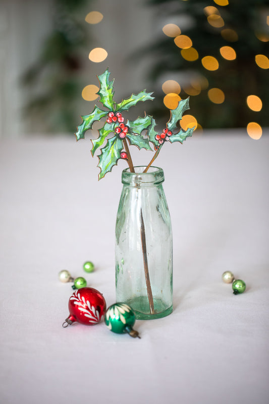 Wooden Holly Stem