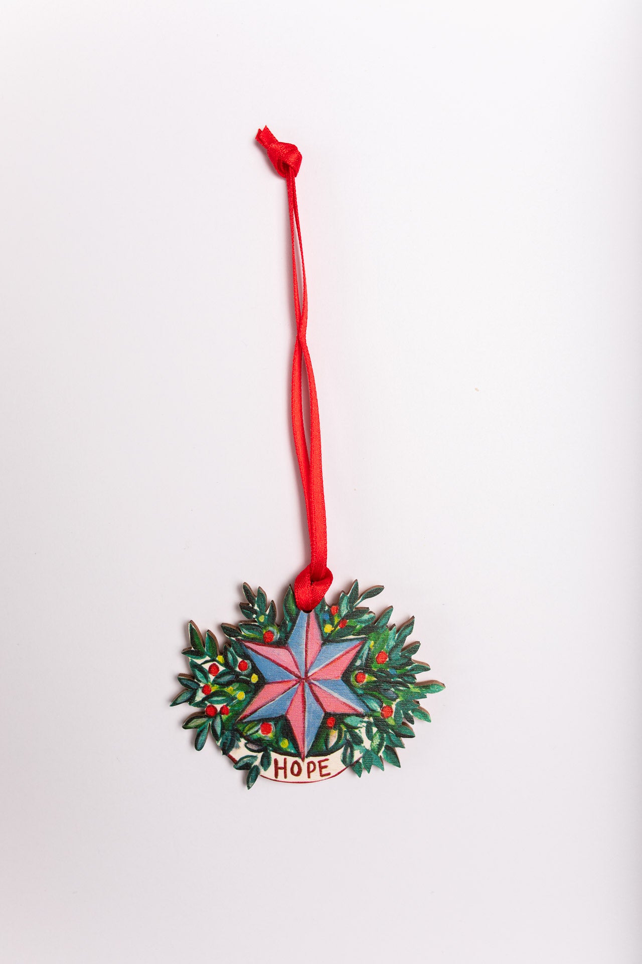 Hope ~ Hanging Wooden Decoration