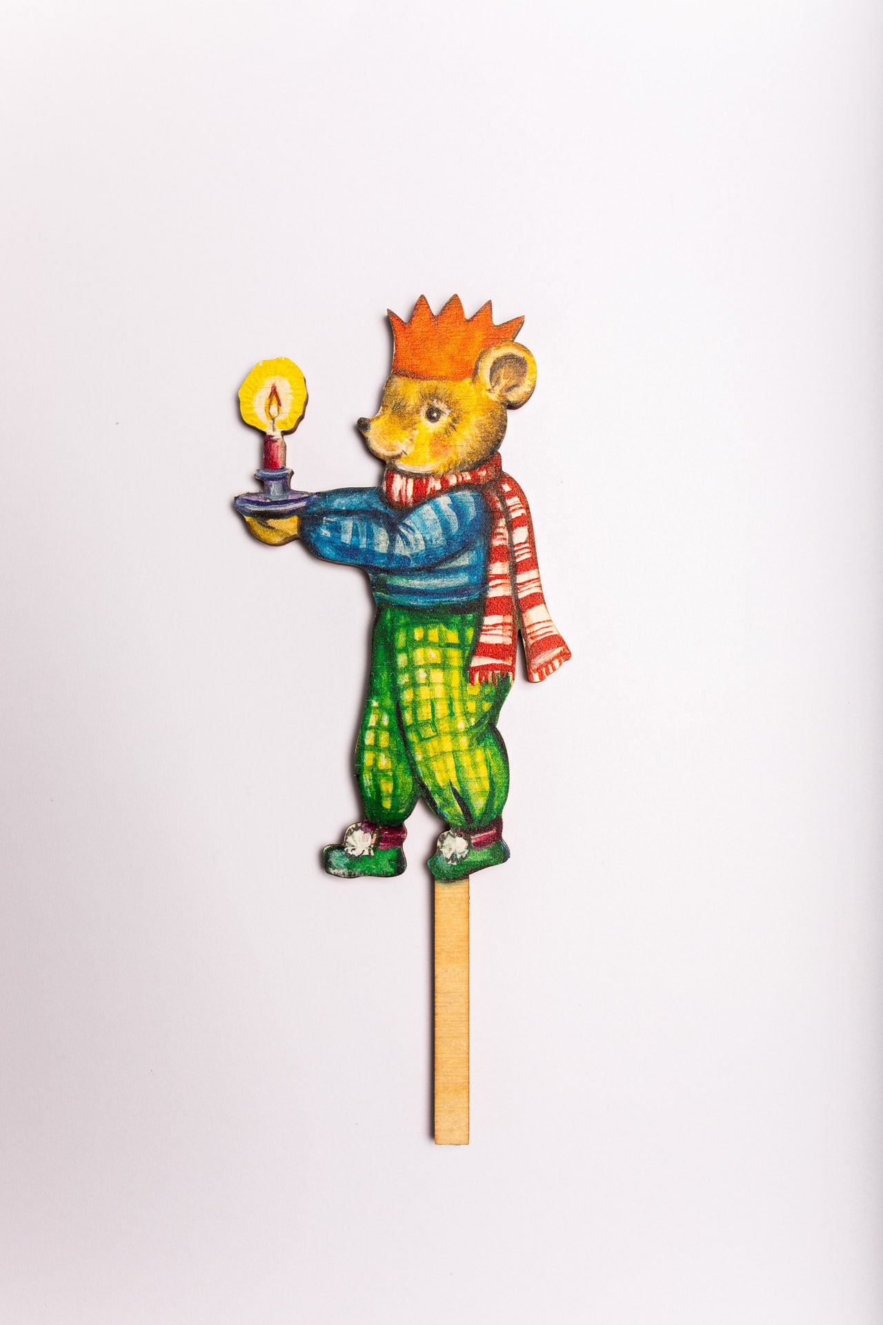 Goodnight Teddy ~ Wooden Cake Topper