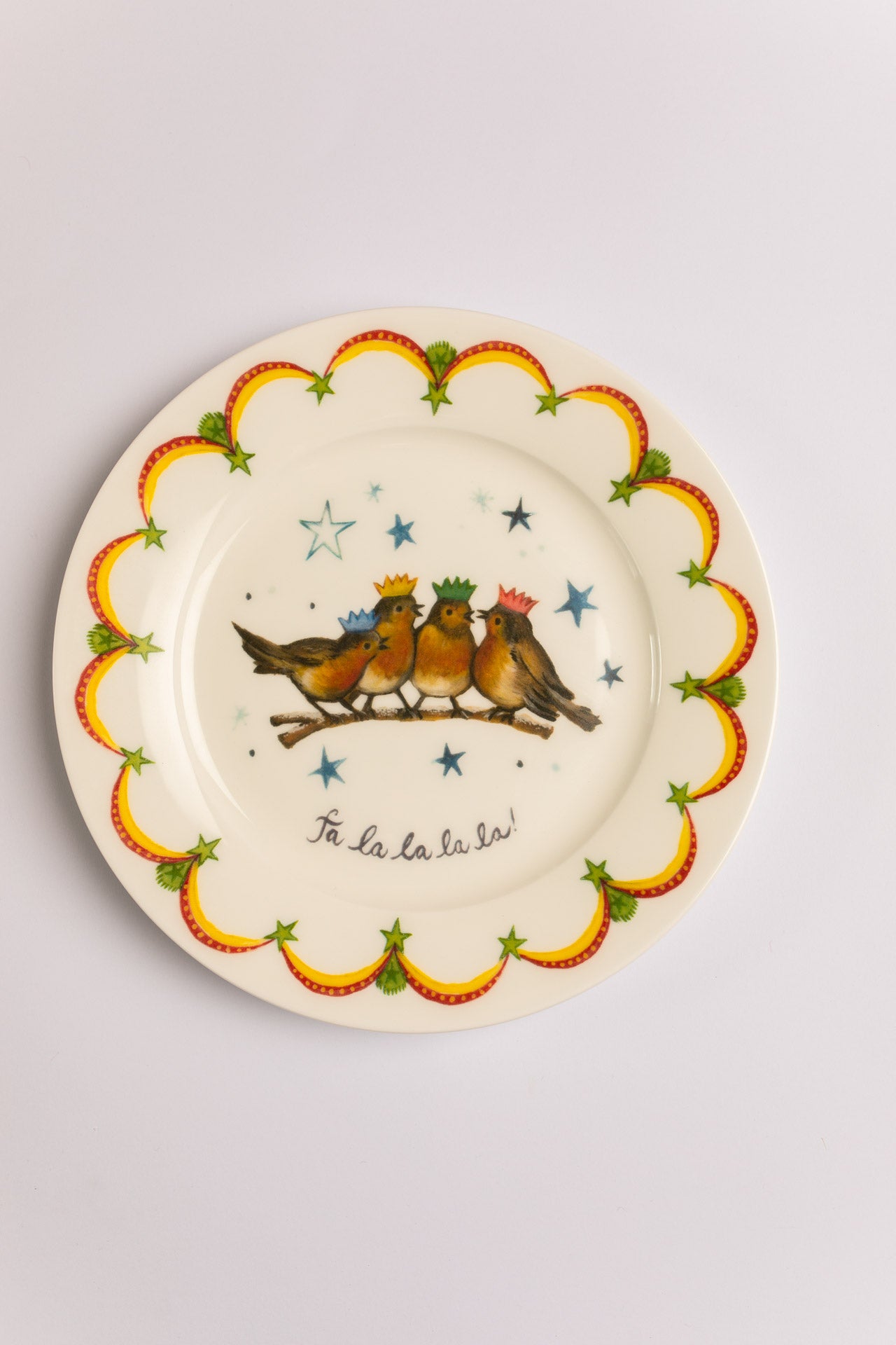 Fa la la la la ~ Bone China Small Plate